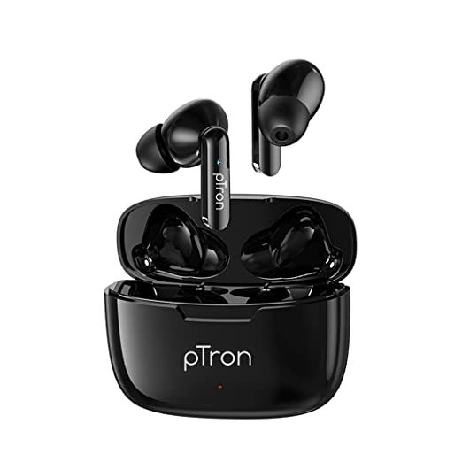 pTron Bassbuds Duo New Bluetooth 5.1 Wireless Headphones