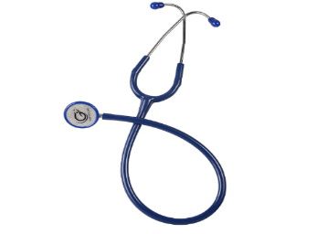 WOW Thermocare Dual Head Adult Acoustic Stethoscope (Blue)