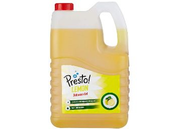 Amazon Brand - Presto! Dishwash Gel - 5 L (Lemon)