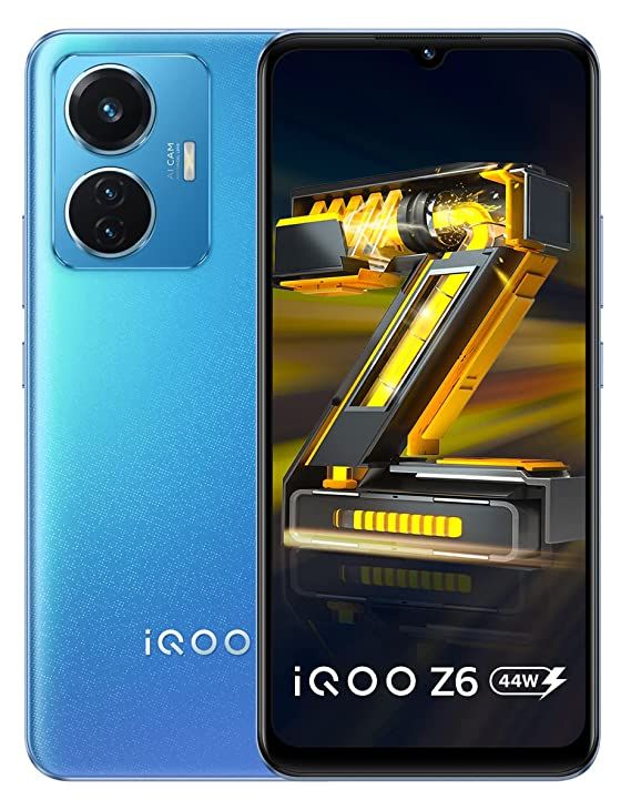 iQOO Z6 44W (Lumina Blue, 4GB RAM, 128GB Storage) 