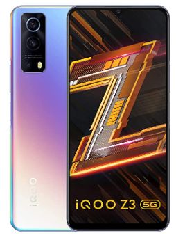 iQOO Z3 5G (Cyber Blue, 8GB RAM, 128GB Storage)