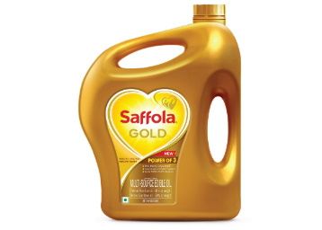Super Saver Combo Saffola Gold Refined Cooking oil 5Litre Jar