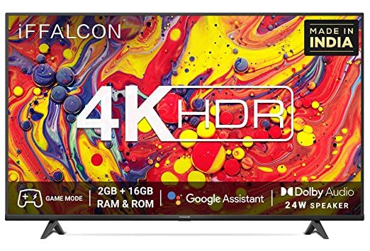 iFFALCON 108 cm (43 inches) 4K Ultra HD Certified Android Smart LED TV