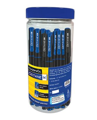 Classmate Octane Gel 25s Jar- 20 Blue Gel Pens + 5 Black Gel Pens
