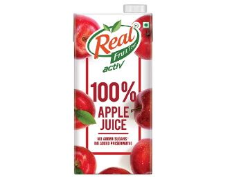 Real Active 100% Apple Juice with No Added Sugar or Preservatives -1L