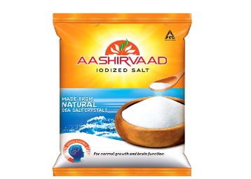 Aashirvaad Salt,with 4-Step advantage, 1kg at just Rs.21