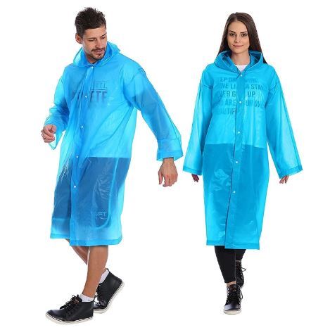 Meesh Polyester Raincoat for Unisex