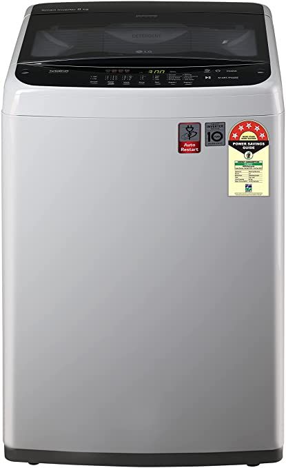 LG 8.0 Kg 5 Star Smart Inverter Fully-Automatic Top Loading Washing Machine