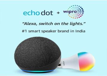 All-new Echo Dot (4th Gen, Black) at just Rs.2299
