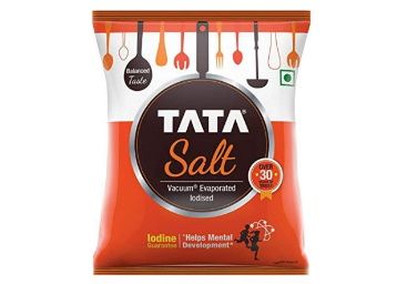 Tata Salt, Vacuum Evaporated Iodised, 1kg Pouch at just Rs.23
