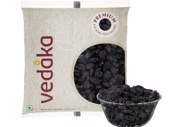 Amazon Brand - Vedaka Premium Black Raisins, 100 g at just Rs.84