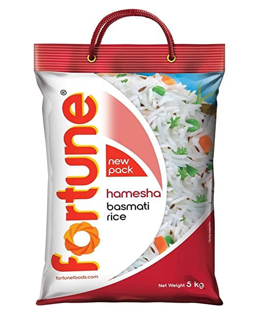 Fortune Hamesha Basmati Rice, suitable for daily cooking, 5 Kg