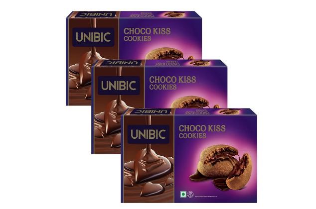  Unibic Choco Kiss Cookies - 250g (Pack of 3) at Rs.225