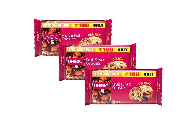  Unibic Fruit & Nut Cookie - 500g (Pack of 3) at Rs.270
