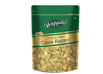 Happilo Premium Seedless Green Raisins 150g at just Rs.79