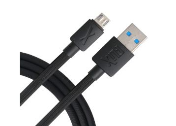 Flix Micro Usb Cable For Smartphone (Black) at just RS.48