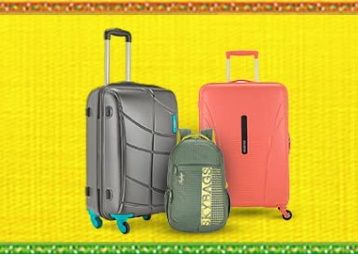 Save Up to 80% on bags, suitcases & more | Flat 20% APAY Cashback 
