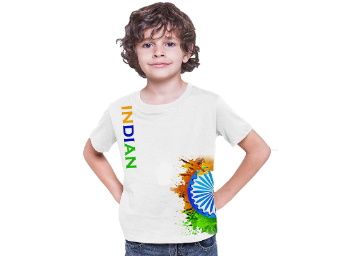 Independence Day/Republic Day India Ashok Chakar Design T-Shirt