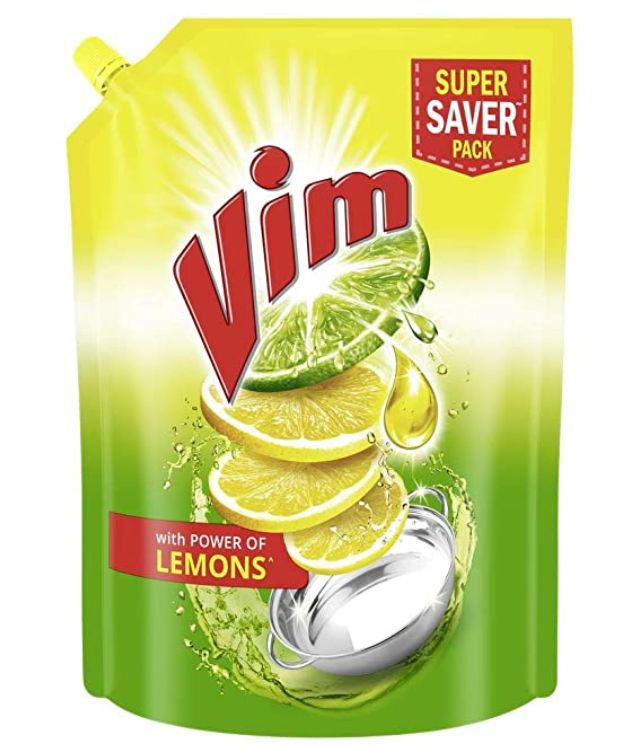 Vim Fresh Lemon Fragrance Dishwash Liquid Gel 2 L Refill Pack