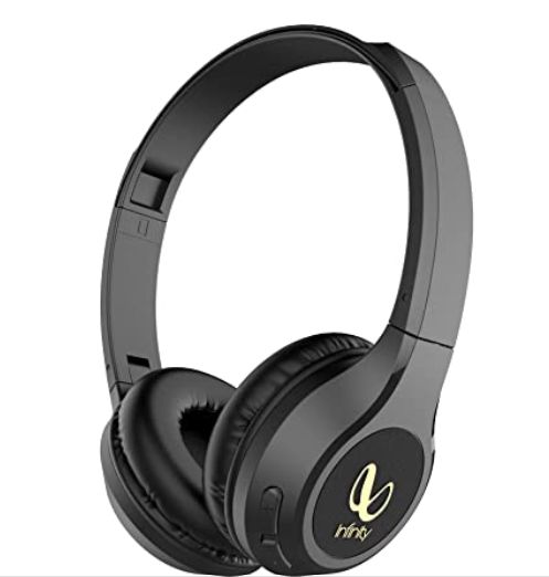 Infinity (JBL) Glide 510, 72 Hrs Playtime with Quick Charge, Wireless On Ear Headphone with Mic