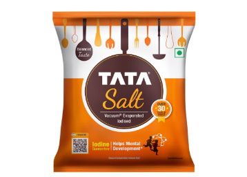 Tata Salt, Vacuum Evaporated Iodised, 1kg Pouch At Just Rs.24