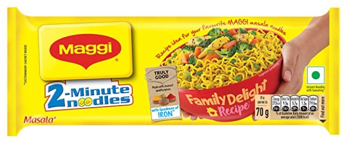 MAGGI 2-minute Instant Noodles, Masala – 280g Pouch