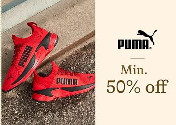 Minimum 50% Off on Puma Fashion & Accessories Products !!