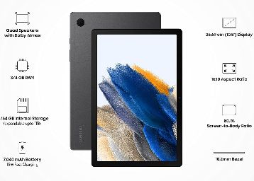 Samsung Galaxy Tab A8 26.69cm At Rs.8699 ( Including Bank Offer )
