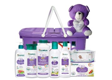 Apply Coupon | Himalaya Baby Festive Gift Basket (Pack of 7 with Teddy)