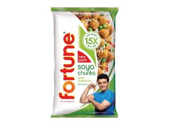 Fortune Soya Chunks, 1kg At Just Rs.159