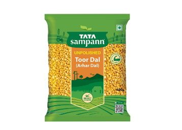 Tata Sampann Unpolished Toor Dal (500g) At Just Rs.86
