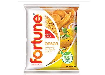 Fortune Chana Besan, Made from Chana Dal, 1kg At Just Rs.79