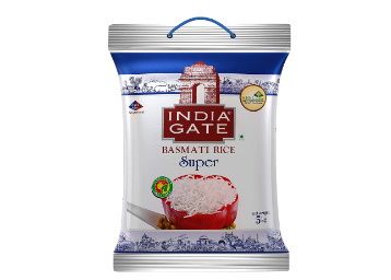 India Gate Basmati Rice Bag, Super, 5kg At Just Rs.625