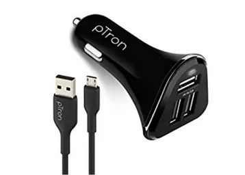 PTron Bullet 3.1A Fast Charging Car Charger at Just Rs.249