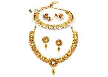Sukkhi Exclusive Gold Plated Combo Necklace Set at Just Rs.467
