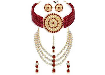 Sukkhi Pleasing Gold Plated Combo Necklace Set at Just Rs.521