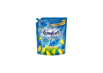 Comfort Morning Fresh Fabric Conditioner 2 L Refill Pack, After Wash Liquid Fabric Softener - For Softness, Shine & Long Lasting Freshness