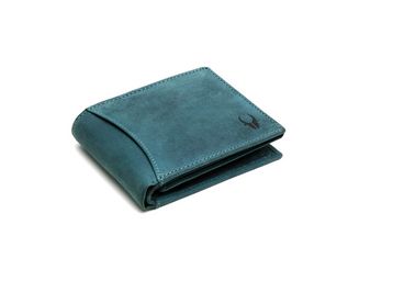 Blue Hunter Leather Wallet for Men At just Rs.475
