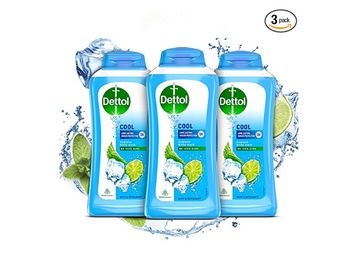 Dettol Body Wash and Shower Gel for Women and Men, Cool (Pack of 3 - 250ml each) at just Rs.300