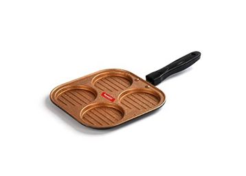 Sumeet Nonstick Mini Multi Snack Maker, 4 Cavity (Peach) at Just Rs.408