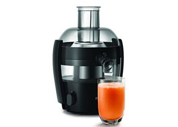 Philips Viva Collection HR1832/00 1.5-Litre400-Watt Juicer (Ink Black) at Just Rs.6699