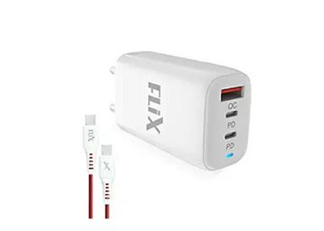 FLiX (Beetel) Storm 65W PD & QC GaN Tech Fast Charging Wall Charger for Mobile at Just Rs.1999