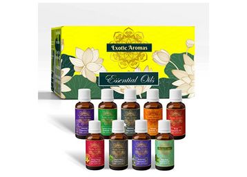 Exotic Aromas Essential Oil (Pack of 9) at Just Rs.635
