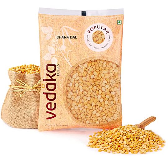 Amazon Brand - Vedaka Popular Chana Dal, 1 kg