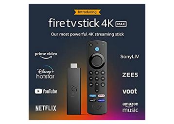 Fire TV Stick 4K Max streaming device, Alexa Voice Remote (includes TV controls) at Just Rs.4199