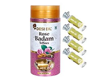 Desi Dil Rose Badam Toffees/Suitable for Men, Women and Children at Just Rs.238