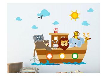 Asian Paints KD71AM PVC Vinyl Wall-Ons Noahs Ark Wall Sticker at Just Rs.99