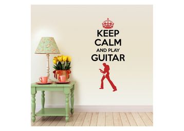 Asian Paints Wall-Ons Keep Calm Guitar Wall Sticker at Just Rs.99