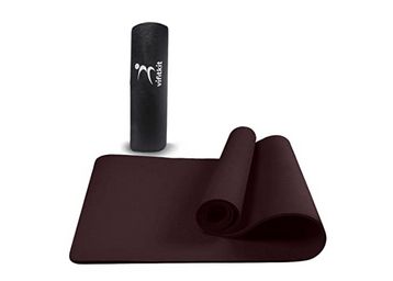 Vifitkit 4mm Anti-Skid EVA+TPE Yoga Mat with Carry Bag at Just Rs.399