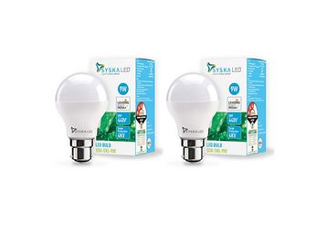 SYSKA 9W B22D Led Cool Day Light Bulb, Pack Of 2 (Ssk-Srl) at Just Rs.160